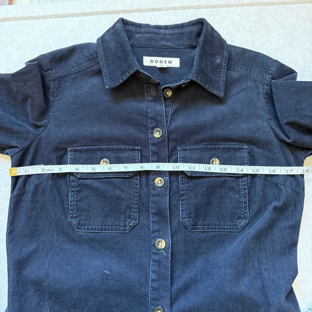 Boden Eloise Corduroy Midi Shirt Dress - Picture 10 of 13